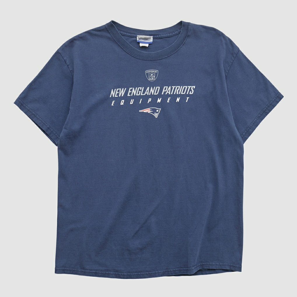 New England Patriots Reebok 2000s T-shirt - Navy Vintage sale
