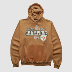Super Bowl XL Reebok 2006 Hooded Pullover Sweatshirt - Clay Vintage outlet