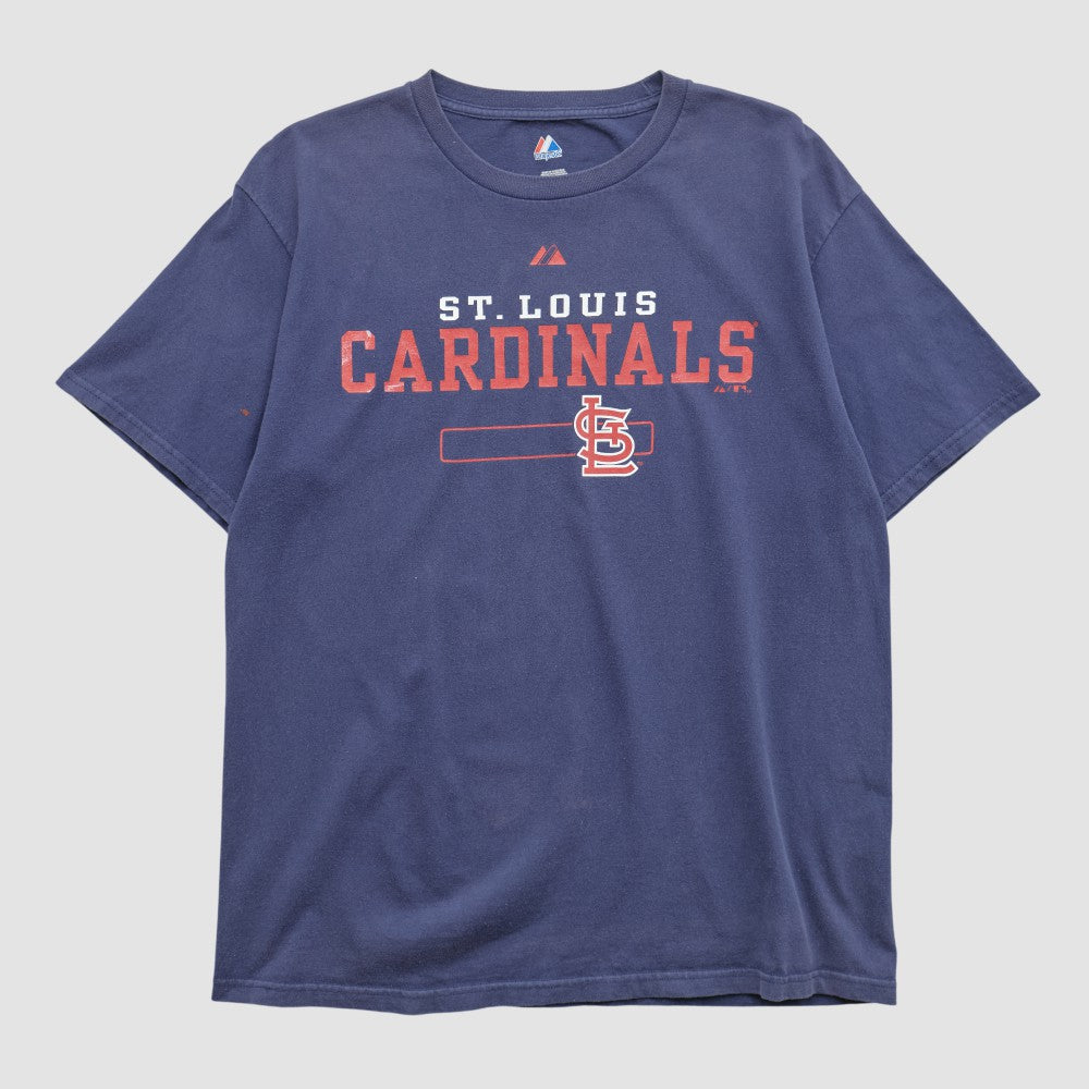 St. Louis Cardinals Majestic 2010 T-shirt - Navy Vintage