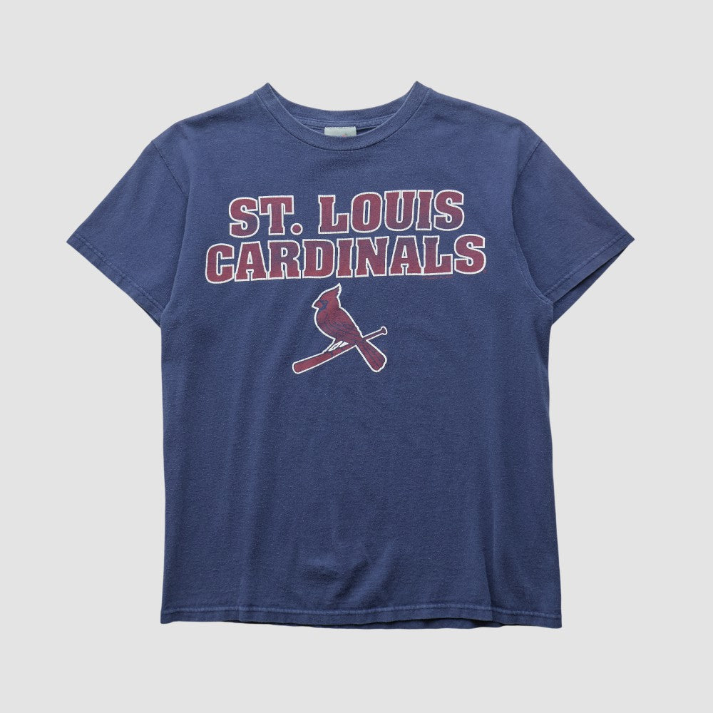 St. Louis Cardinals Genuine Merchandise 2000s T-shirt - Navy Vintage