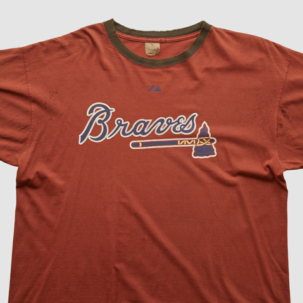 Atlanta Braves 2000s T-shirt - Red Vintage