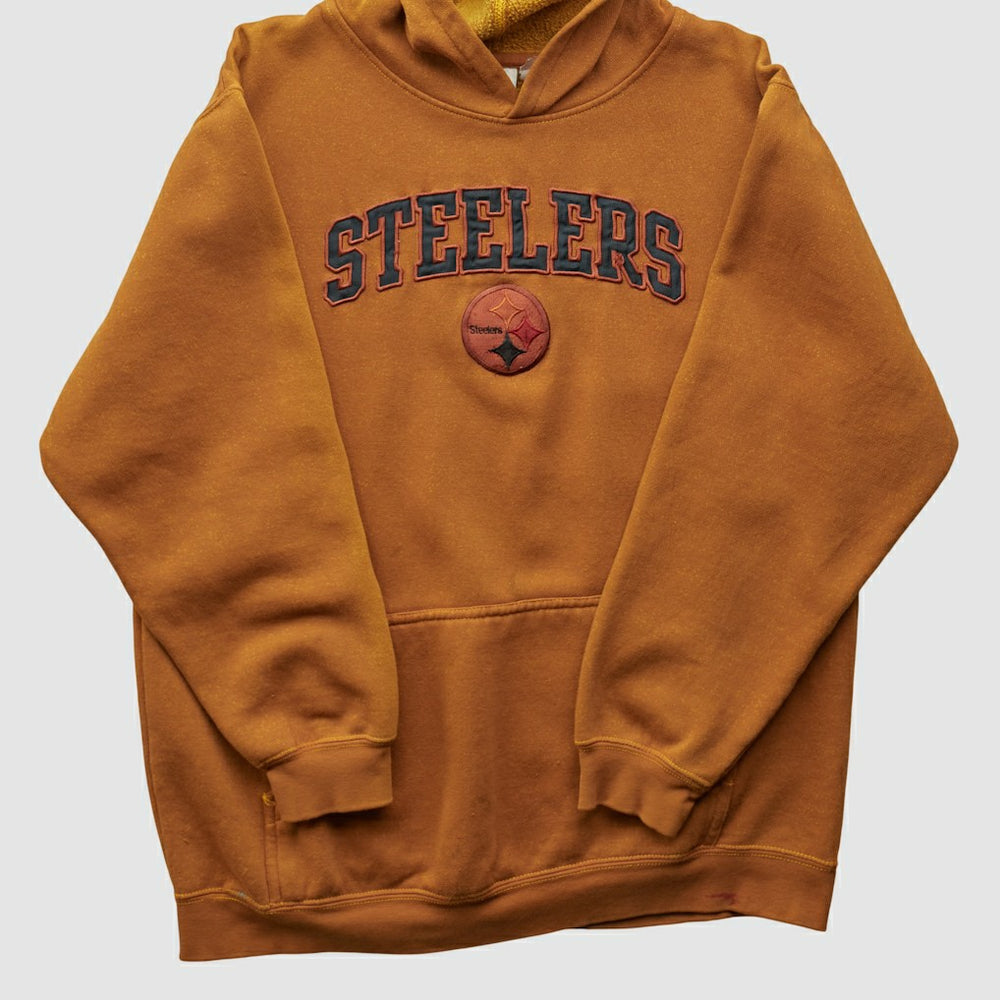 Pittsburgh Steelers NFL 2000s Hooded Pullover Sweatshirt - Clay Vintage on sale