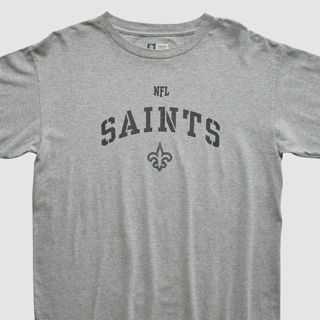 New Orleans Saints NFL Long Sleeve T-shirt - Heather Gray Vintage for sale