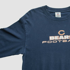 Chicago Bears NFL 2010s Long Sleeve T-shirt - Navy Vintage sale