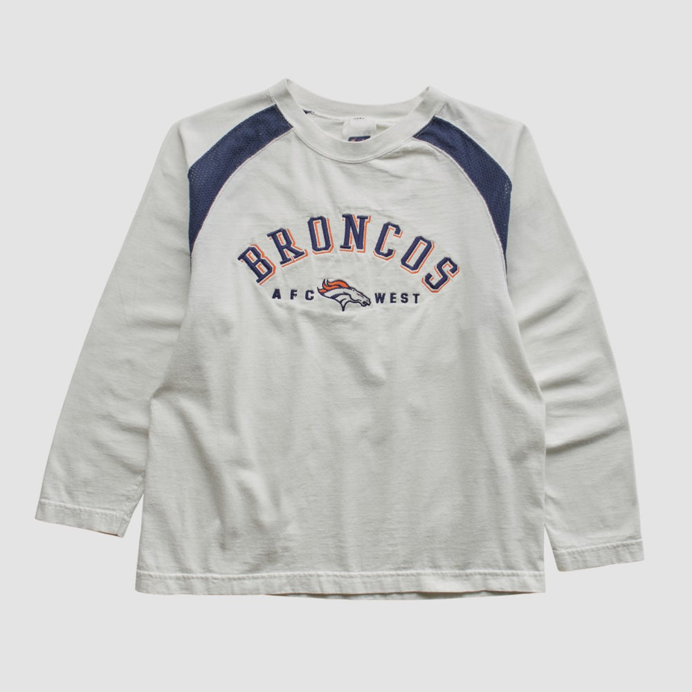 Denver Broncos CSA 90s Long Sleeve T-shirt - White Vintage outlet