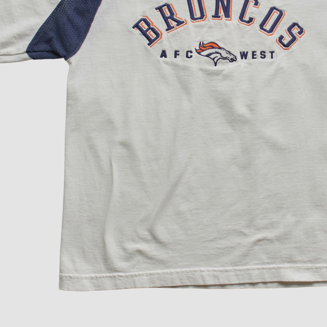 Denver Broncos CSA 90s Long Sleeve T-shirt - White Vintage outlet