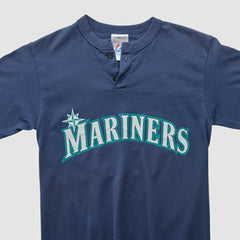 Seattle Mariners Genuine Merchandise 2000s T-shirt - Navy Vintage