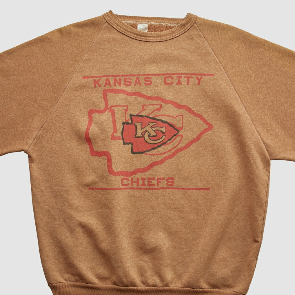 Kansas City Chiefs Pullover Sweatshirt - Clay Vintage on sale