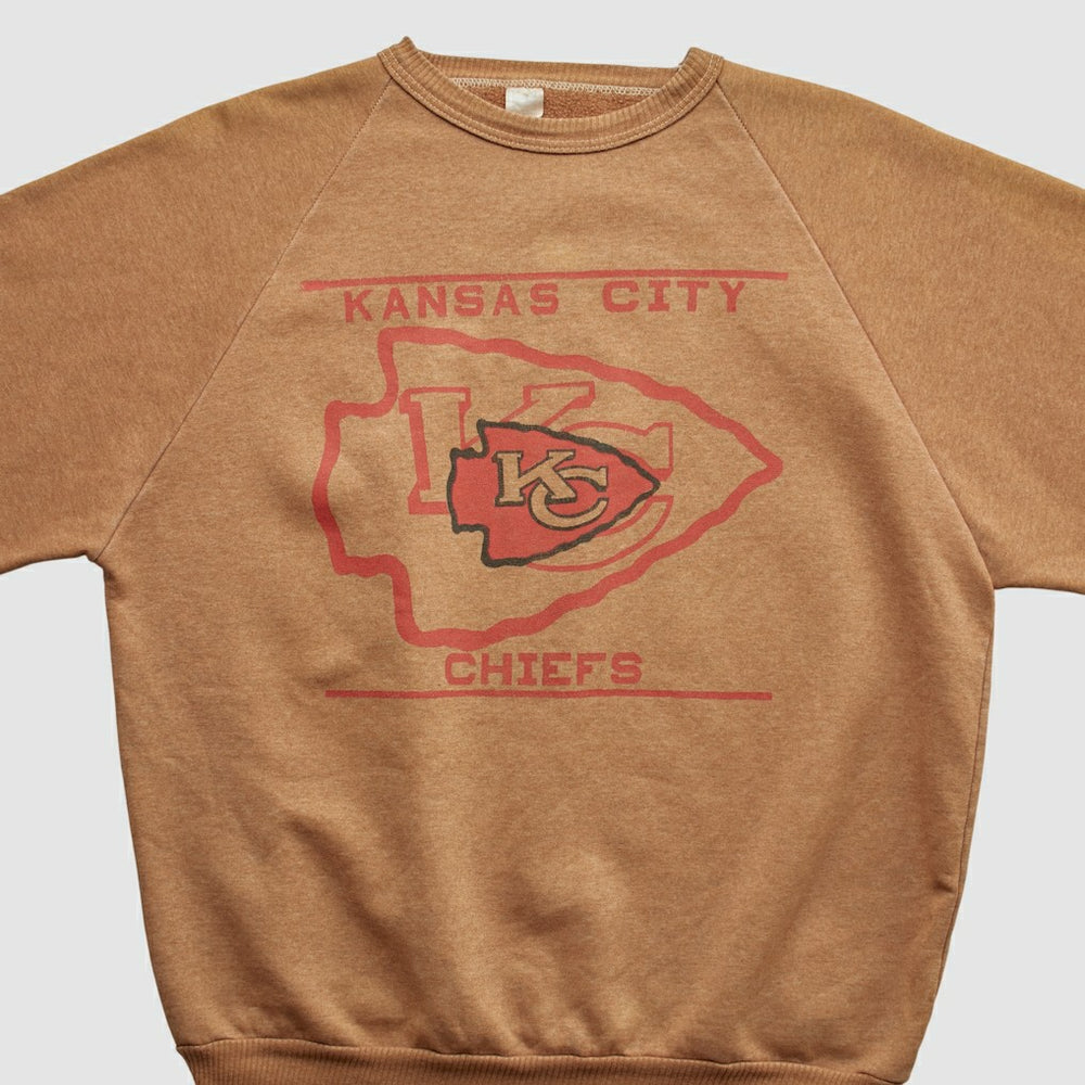 Kansas City Chiefs Pullover Sweatshirt - Clay Vintage on sale