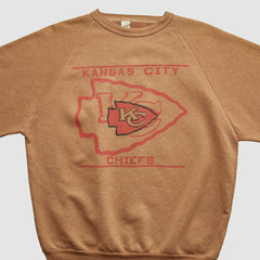Kansas City Chiefs Pullover Sweatshirt - Clay Vintage on sale