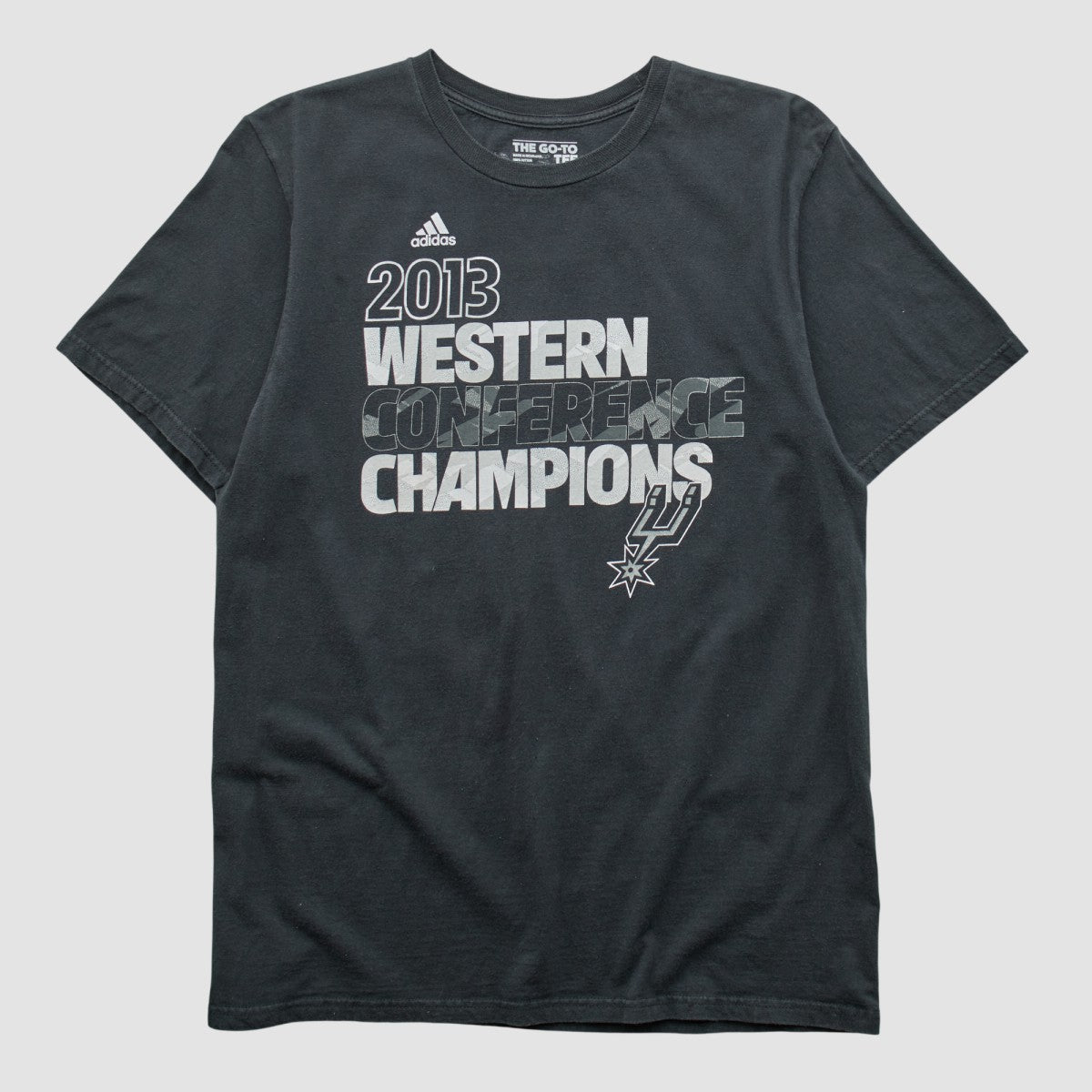 San Antonio Spurs 2013 T-shirt - Black Vintage | Adidas sale