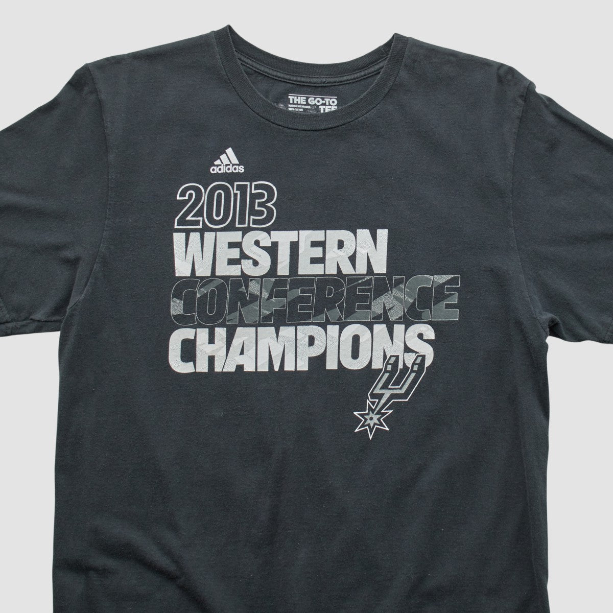 San Antonio Spurs 2013 T-shirt - Black Vintage | Adidas sale