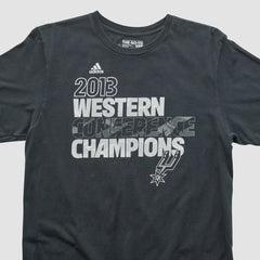 San Antonio Spurs 2013 T-shirt - Black Vintage | Adidas sale
