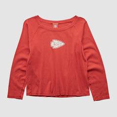 Kansas City Chiefs NFL 2000s Long Sleeve T-shirt - Red Vintage on sale