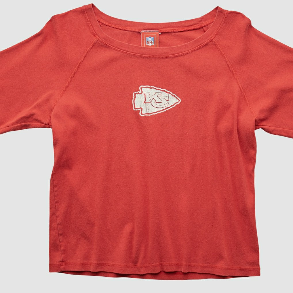 Kansas City Chiefs NFL 2000s Long Sleeve T-shirt - Red Vintage on sale