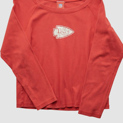 Kansas City Chiefs NFL 2000s Long Sleeve T-shirt - Red Vintage on sale