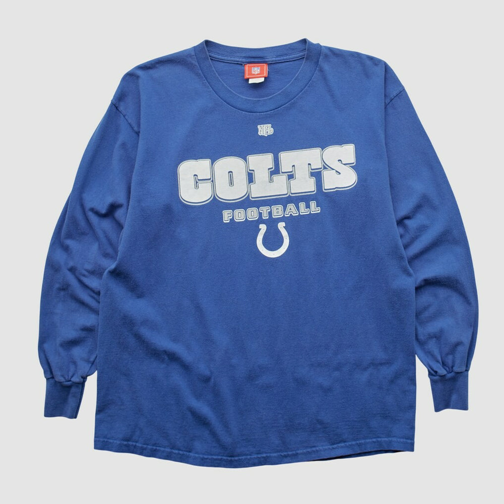 Indianapolis Colts NFL 2000s Long Sleeve T-shirt - Blue Vintage online