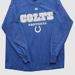 Indianapolis Colts NFL 2000s Long Sleeve T-shirt - Blue Vintage online