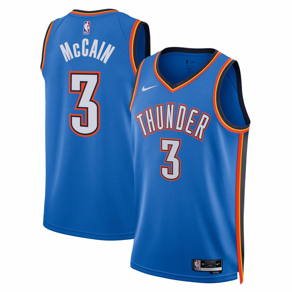 Jared McCain Oklahoma City Thunder Unisex Swingman Jersey - Icon Edition - Blue | Nike discount