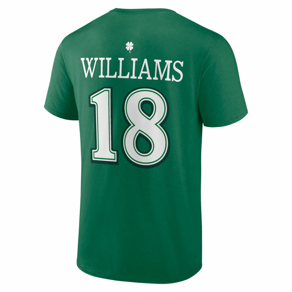 Caleb Williams Chicago Bears St. Patrick's Day Icon Name & Number T-Shirt - Green sale
