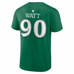 T.J. Watt Pittsburgh Steelers St. Patrick's Day Icon Name & Number T-Shirt - Green sale