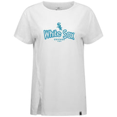 Chicago White Sox Levelwear Women's Blue Haven Influx Cornerstone T-Shirt - White
