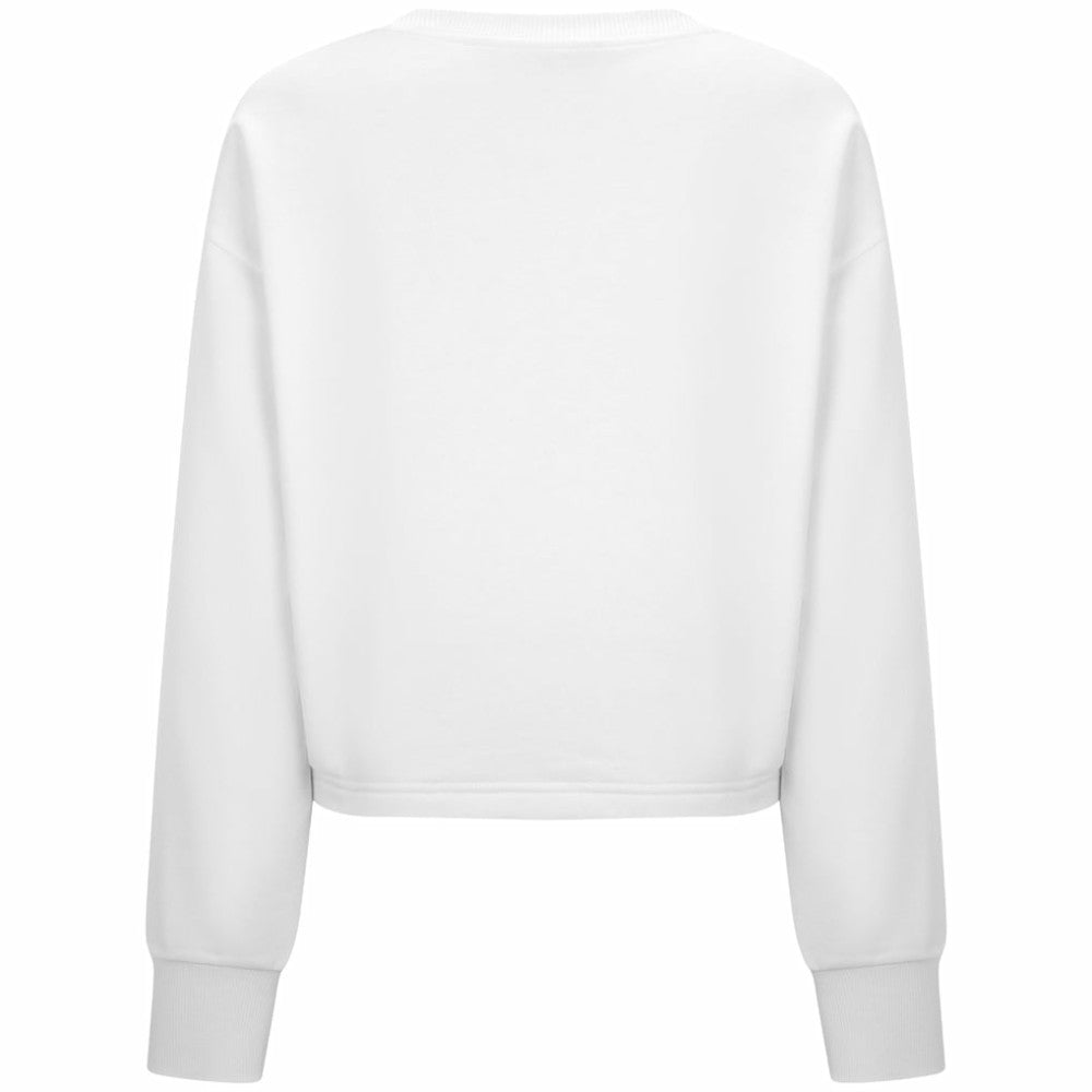 Washington Nationals Levelwear Women's Judd Cornerstone Cropped Sweatshirt - White