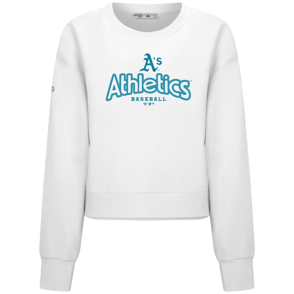 Athletics Levelwear Women's Judd Cornerstone Cropped Sweatshirt - White