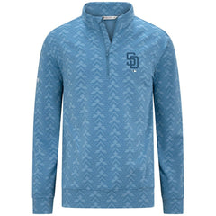 San Diego Padres Levelwear Chameleon Quarter-Zip Pullover - Blue