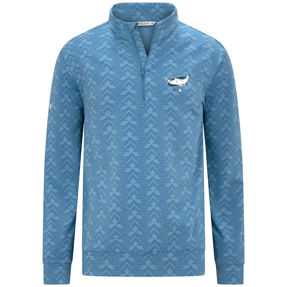 Tampa Bay Rays Levelwear Chameleon Quarter-Zip Pullover - Blue