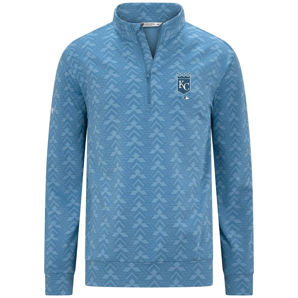 Kansas City Royals Levelwear Chameleon Quarter-Zip Pullover - Blue