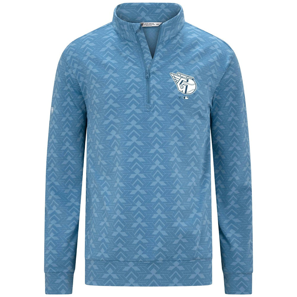 Cleveland Guardians Levelwear Chameleon Quarter-Zip Pullover - Blue