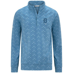 Detroit Tigers Levelwear Chameleon Quarter-Zip Pullover - Blue