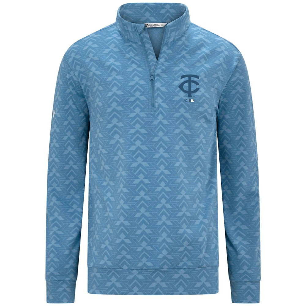 Minnesota Twins Levelwear Chameleon Quarter-Zip Pullover - Blue