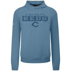 Cincinnati Reds Levelwear Mandate Tri-Blend Hoodie - Blue