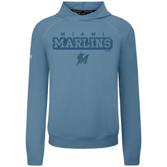 Miami Marlins Levelwear Mandate Tri-Blend Hoodie - Blue