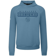 Milwaukee Brewers Levelwear Mandate Tri-Blend Hoodie - Blue