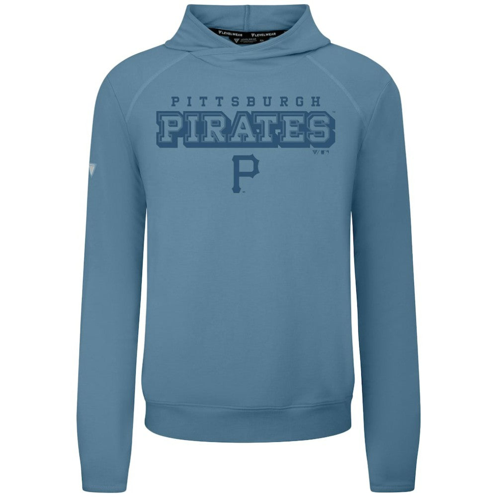 Pittsburgh Pirates Levelwear Mandate Tri-Blend Hoodie - Blue
