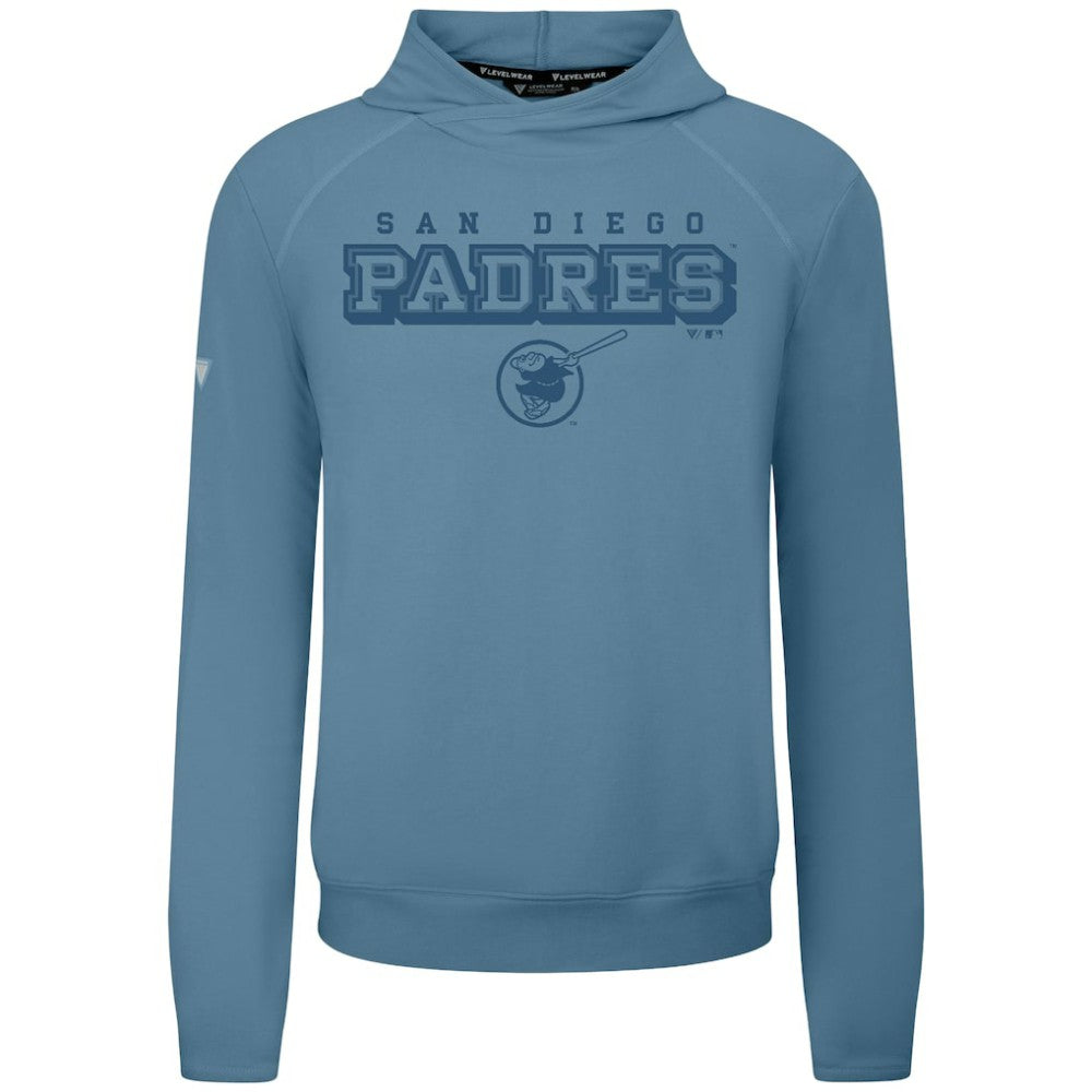 San Diego Padres Levelwear Mandate Tri-Blend Hoodie - Blue