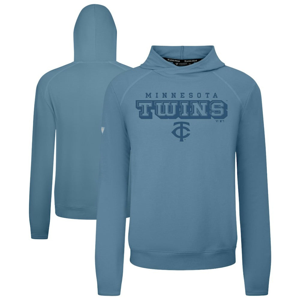 Minnesota Twins Levelwear Mandate Tri-Blend Hoodie - Blue