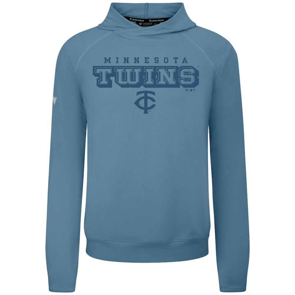 Minnesota Twins Levelwear Mandate Tri-Blend Hoodie - Blue