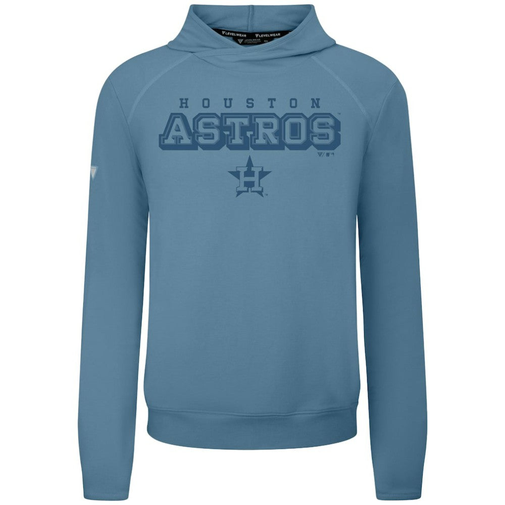 Houston Astros Levelwear Mandate Tri-Blend Hoodie - Blue