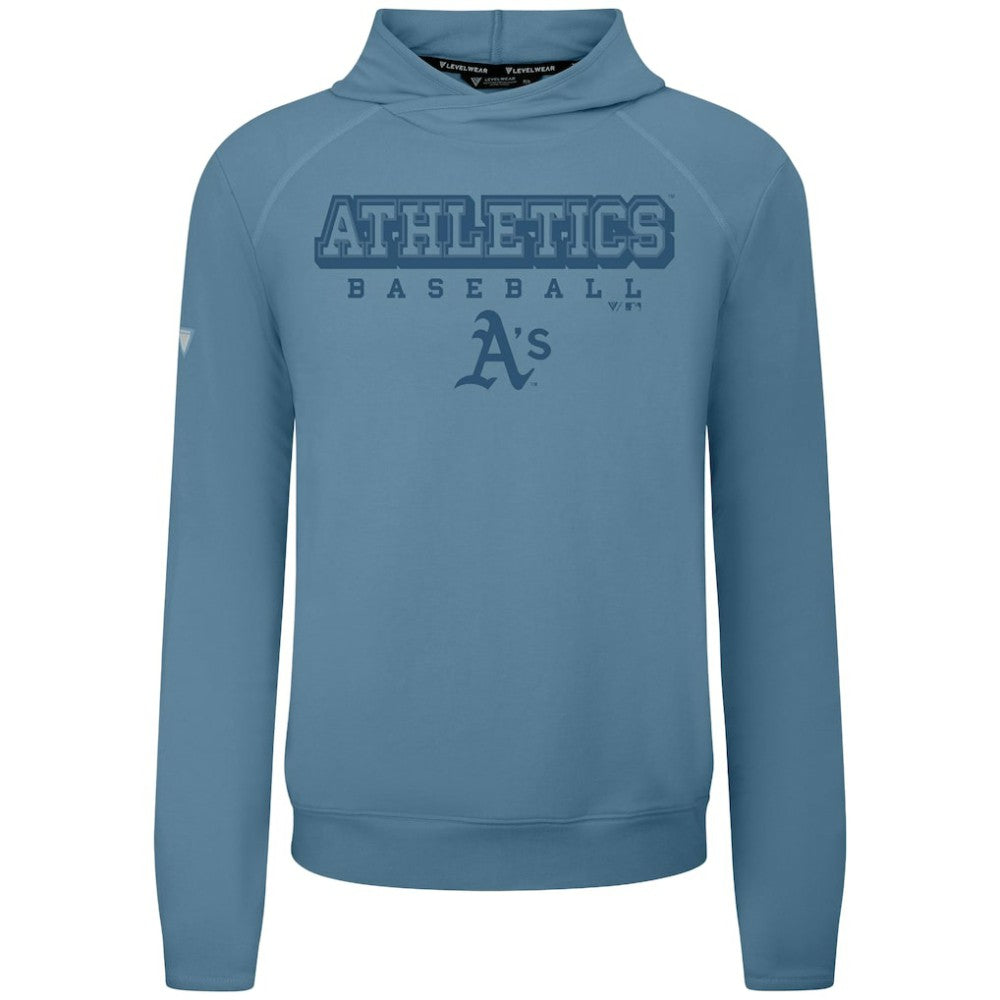 Athletics Levelwear Mandate Tri-Blend Hoodie - Blue