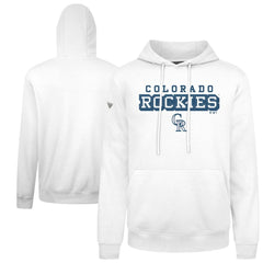 Colorado Rockies Levelwear Podium Hoodie - White