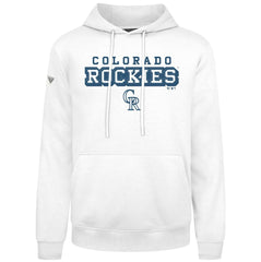 Colorado Rockies Levelwear Podium Hoodie - White