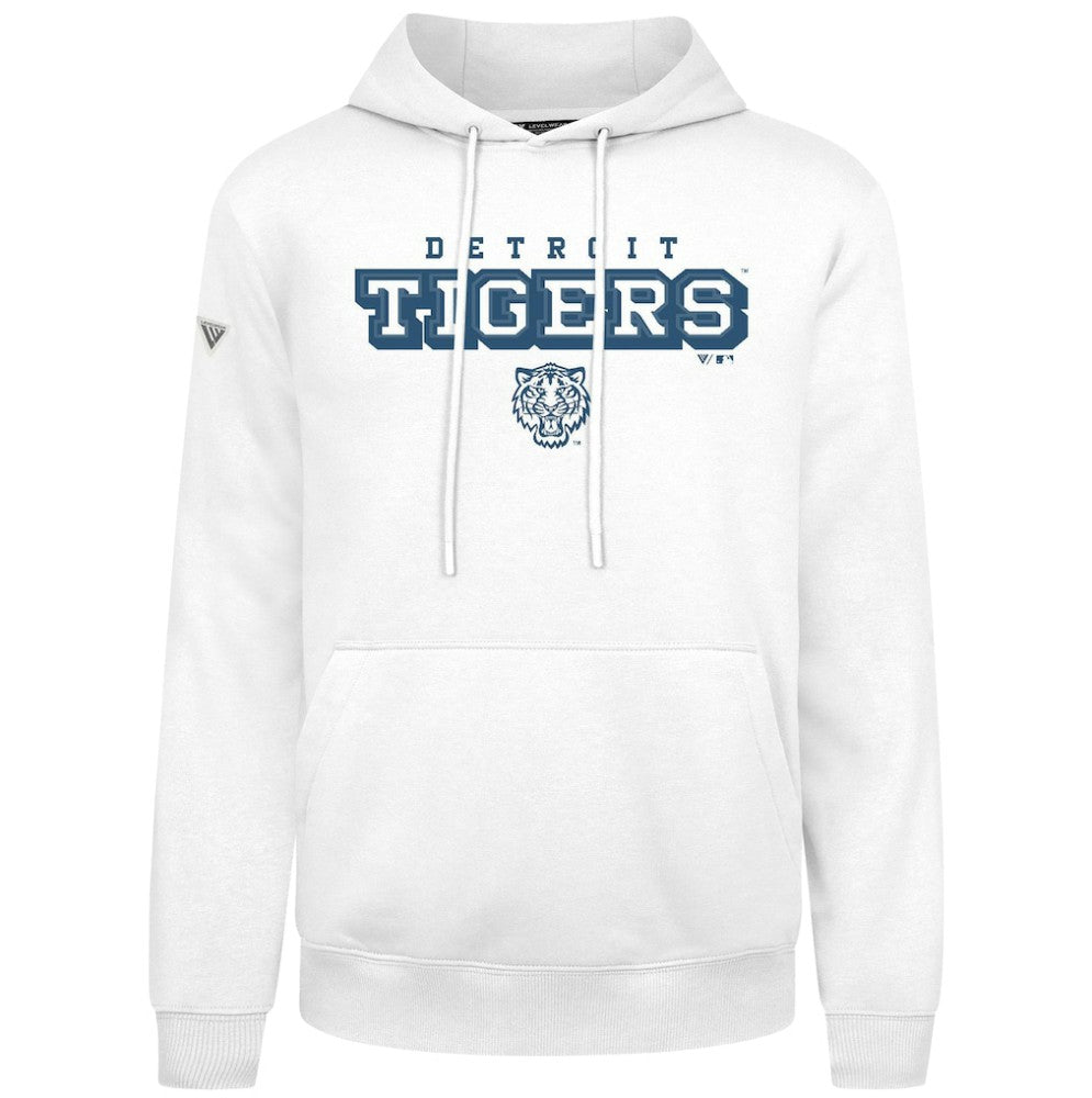 Detroit Tigers Levelwear Podium Hoodie - White