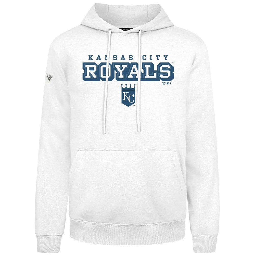 Kansas City Royals Levelwear Podium Hoodie - White