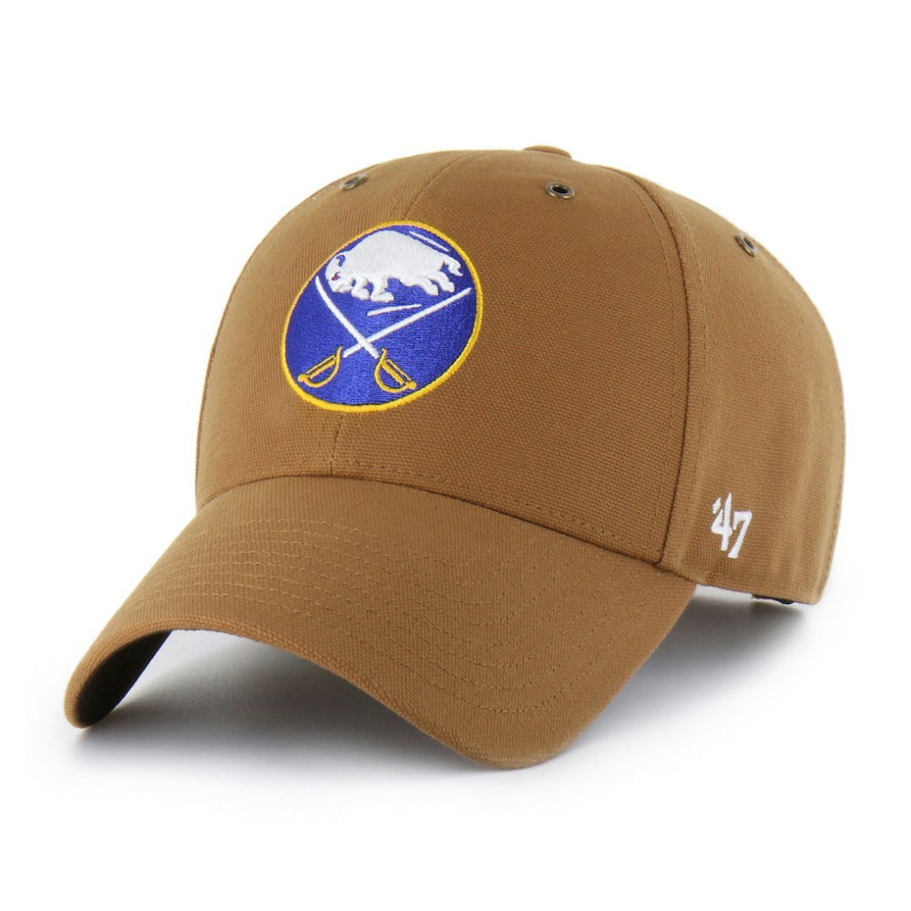 Buffalo Sabres Carhartt x '47 MVP Structured Adjustable Hat Tan