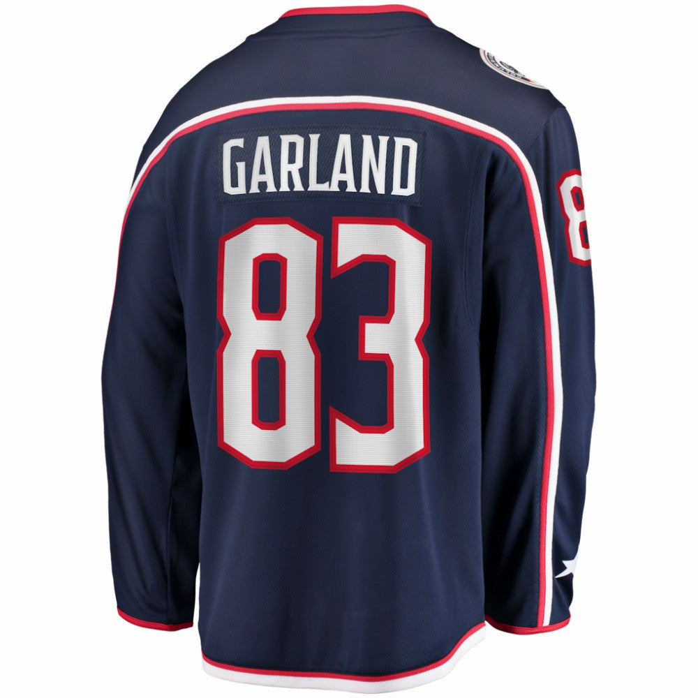 Conor Garland Columbus Blue Jackets Fanatics Home Breakaway Jersey Navy