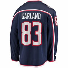 Conor Garland Columbus Blue Jackets Fanatics Home Breakaway Jersey Navy